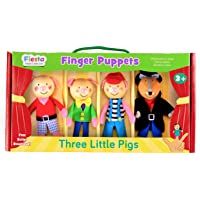 Los mejores  - Fiesta Crafts – Juego de Marionetas de Dedo de los 3 cerditos